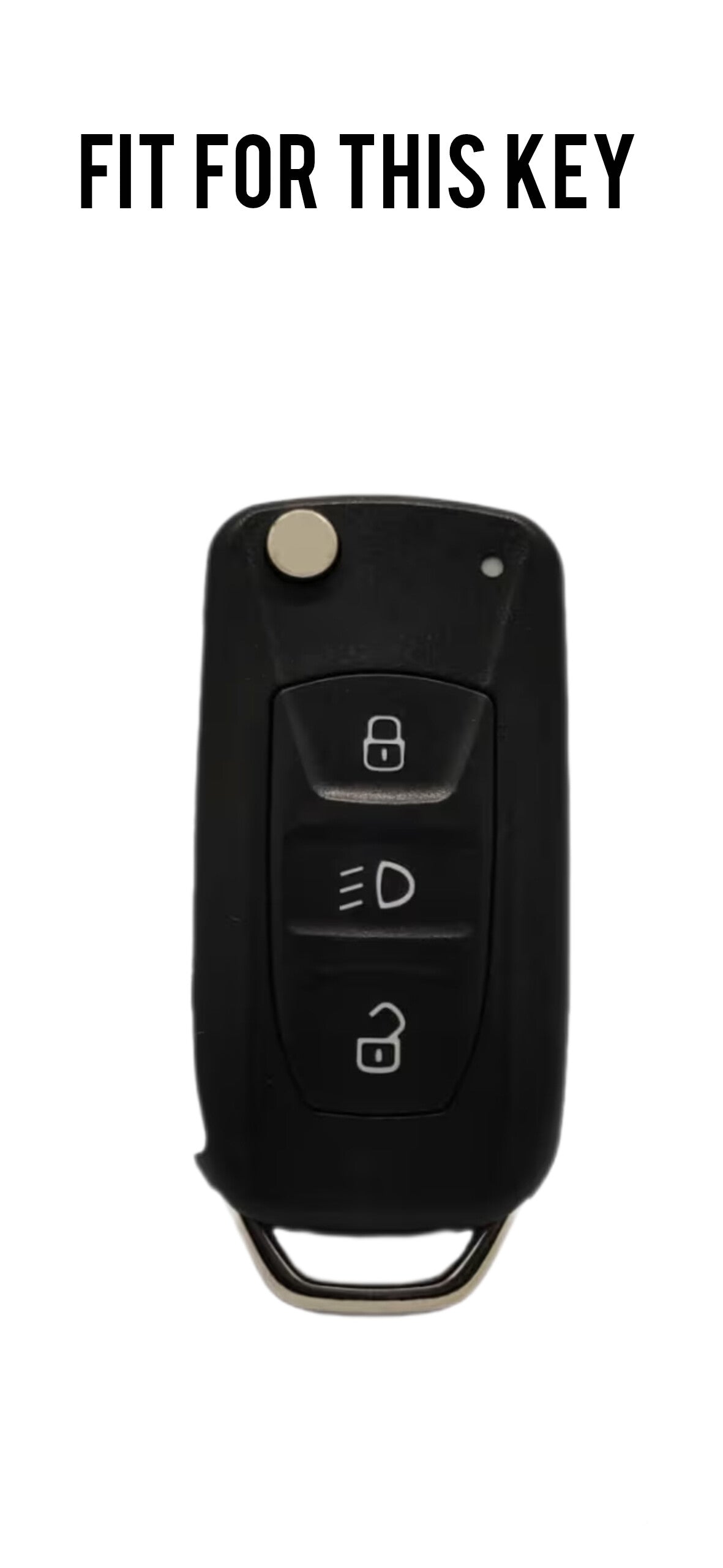 Zinc Alloy Key Cover for TATA Punch,Altroz,Nexon,harrier,Hexa and many more 3 button Flip Key