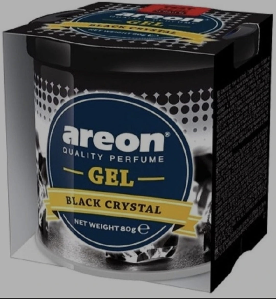 Areon Black Crystal Gel Airfreshner pack of 1(80g)
