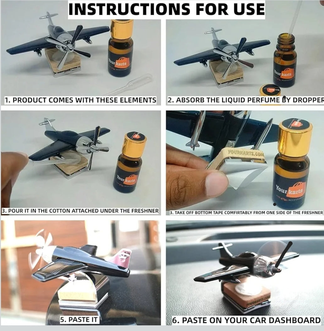 Propeller Plane Car Air Freshener