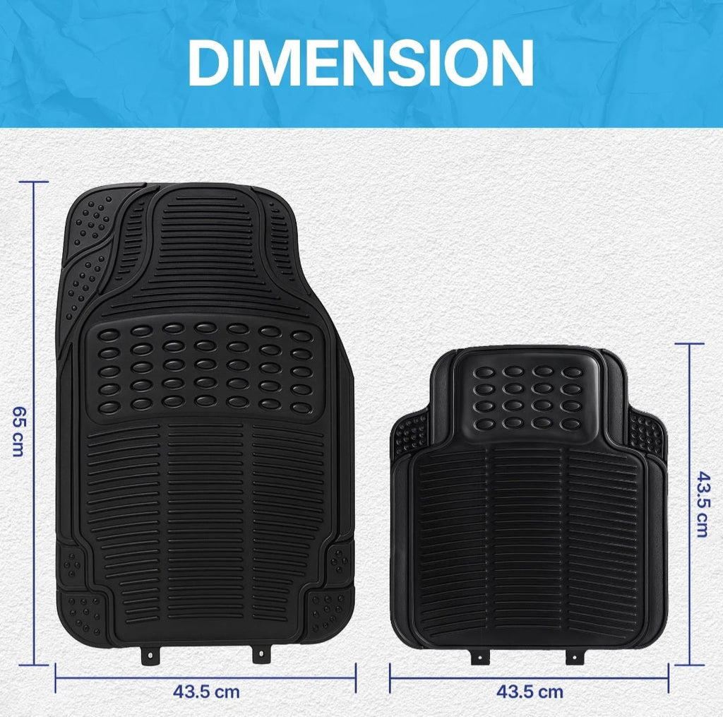 Universal All-Weather Car Floor Mats | Heavy-Duty Protection
