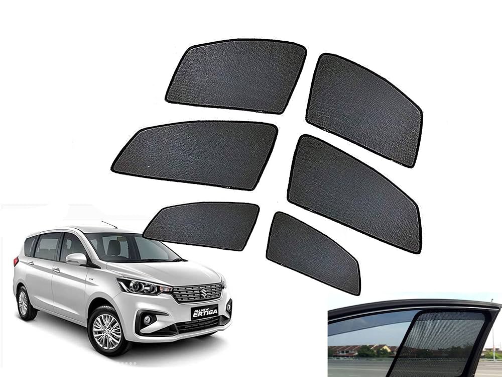 Maruti Suzuki (ERTIGA 2018 onwards |SET OF 6)Half Sunshades