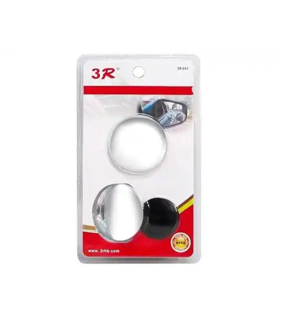 360° Blind Spot Mirror for Car ORVM | Wide Angle Safety Mirror (Set of 2 pieces)