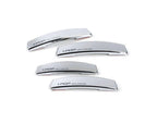 Car Door Guard Protector – Anti-Scratch & Dent Protection with Premium Chrome Finish (Set of 4) [SILVER]