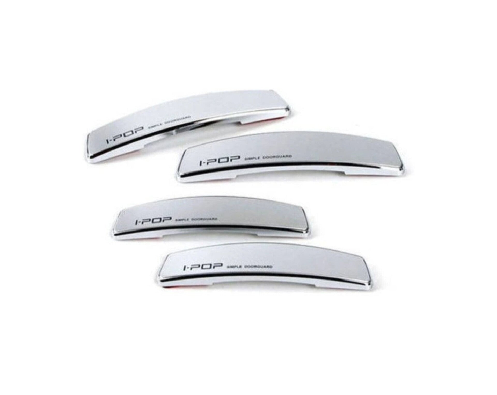 Car Door Guard Protector – Anti-Scratch & Dent Protection with Premium Chrome Finish (Set of 4) [SILVER]