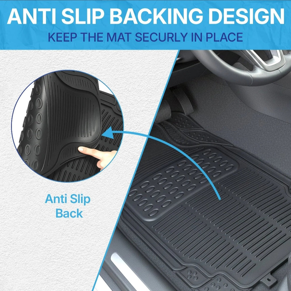 Universal All-Weather Car Floor Mats | Heavy-Duty Protection