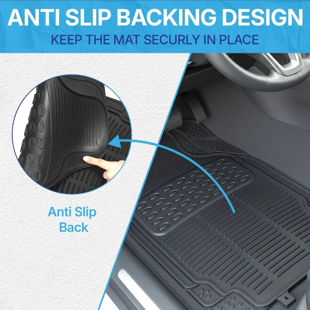 Universal All-Weather Car Floor Mats | Heavy-Duty Protection
