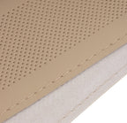 Premium Car Steering Wheel Cover [Beige cover+Beige stitching] Compatible with All Cars model