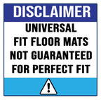 18mm Car Noodle Mat – 3 PCS Set | Heavy Duty PVC Grass Floor Mats