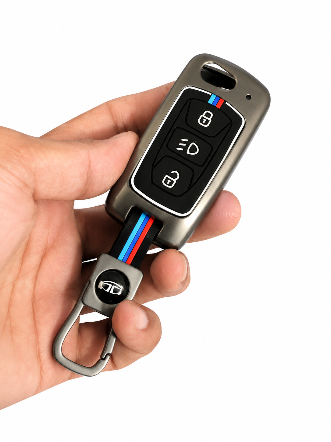 Tata 3 Button Flip Key |Premium keycover