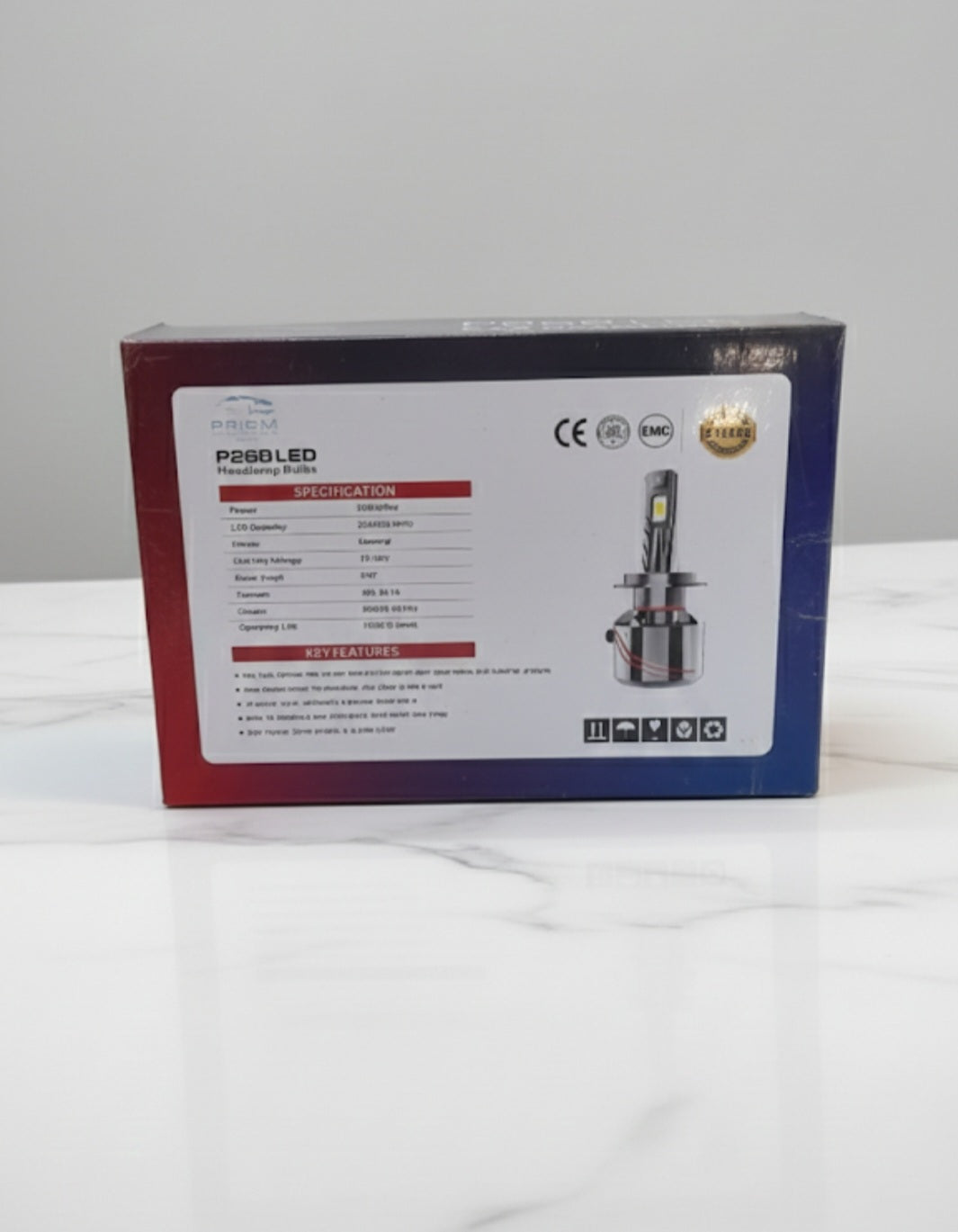 PRISM Elite Series P260 LED 220w - 2 Years Warranty, 50,000 Hour Lifespan [Bulb Type-H4]