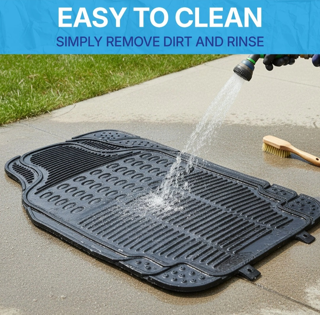 Universal All-Weather Car Floor Mats | Heavy-Duty Protection