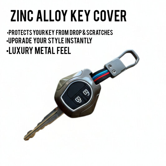 Zinc Alloy KeyCover For Maruti Suzuki Baleno,Swift,Dzire,Fronx,Ertiga,Alto,Toyota Glanza and many more