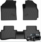 Q Po Max Creta 2015 to 2023 TPE Car Floor Mat |Anti Slip All Weather Mats for Creta (Black)