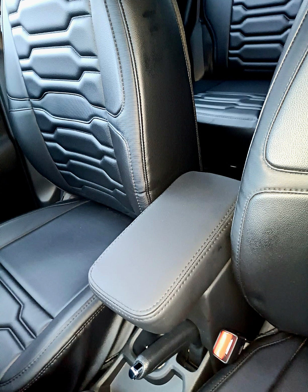 Maruti Suzuki New Brezza[2022-2025] Armrest with Storage | Premium PU Leather | Perfect Fit