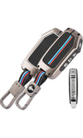 Zinc Alloy Key Cover for Kia Sonet,Seltos,Carens,Carnival Sensor key 4 buttons.