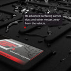 GFX Rubber Car Mat Life Long Mat Compatible For Grand Vitara/Urban Cruiser/Hyryder 2022 Onwards (Black)