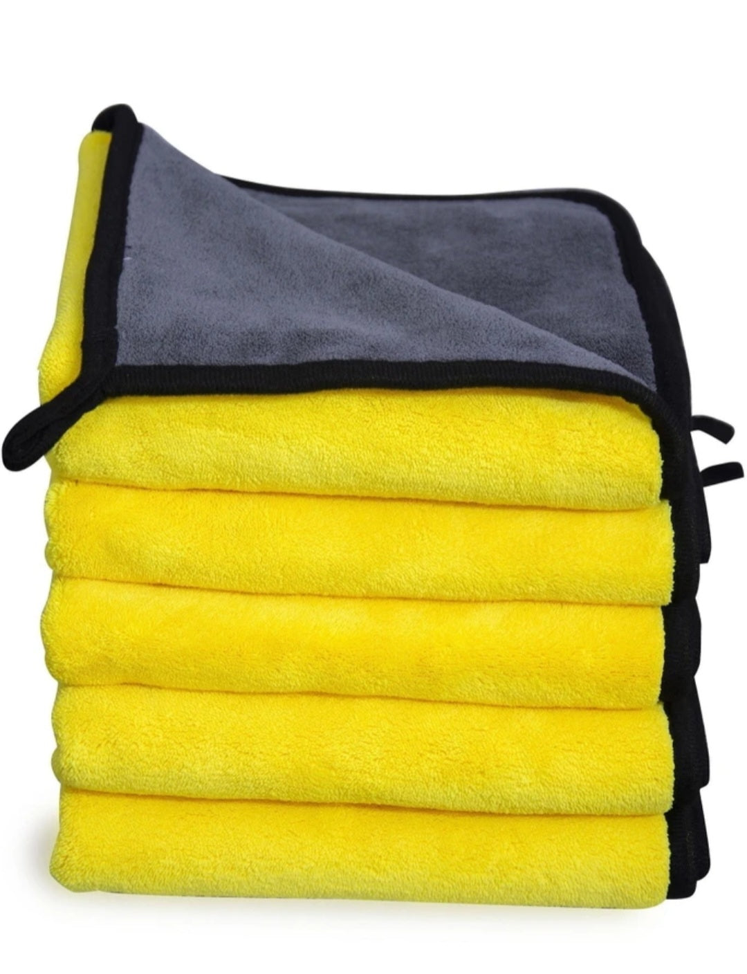 NineX Premium 350 GSM Microfiber Cleaning Cloth[40×40cm] – Lint-Free & Paint Safe [set of 5 piece]