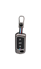 Zinc Alloy Key Cover for Mahindra Scorpio N ,Xuv 700 , Xuv 3XO,Bolero,Roxx,Scorpio 3 button flip key