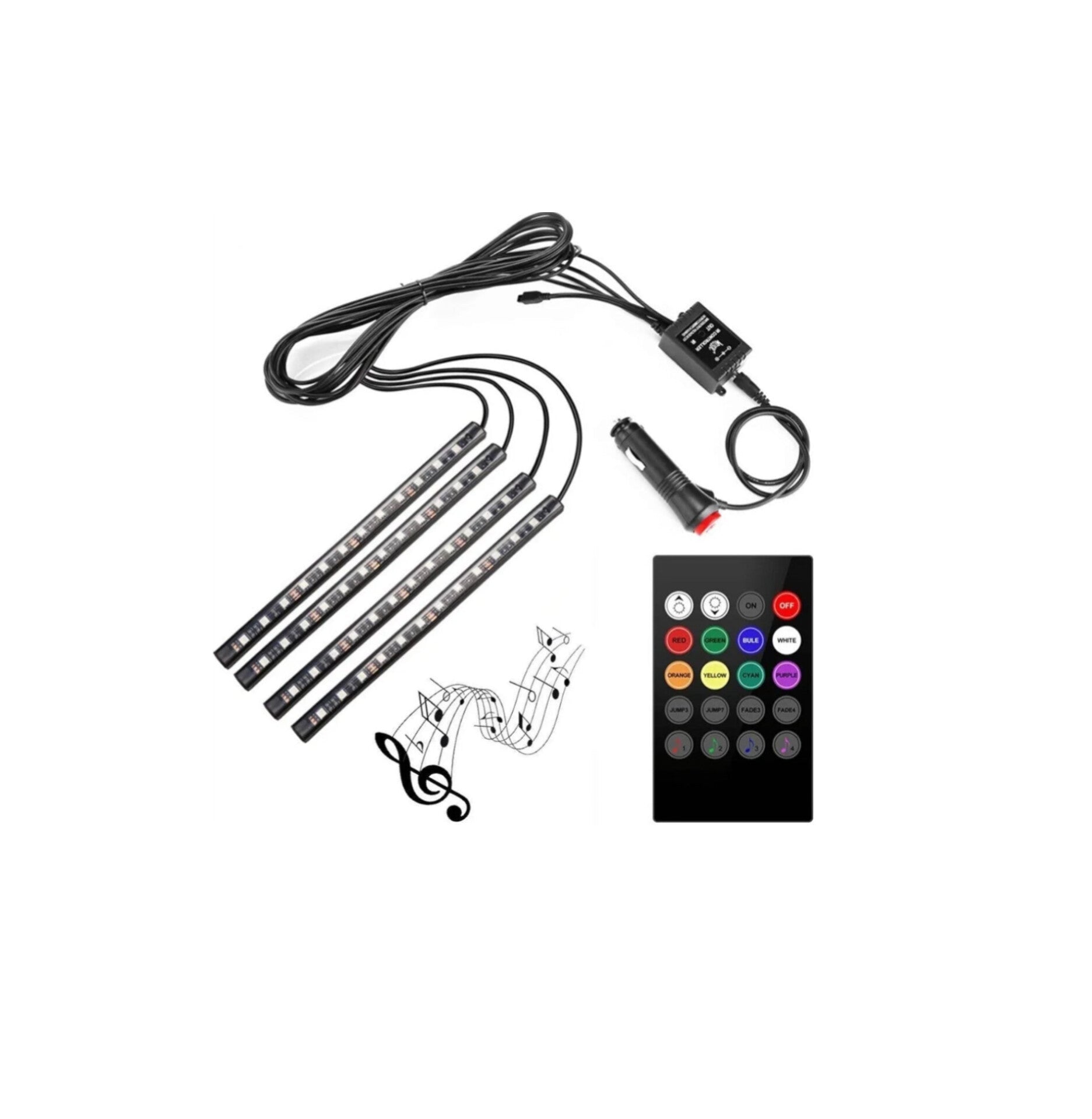 Car Interior RGB Strip Lights