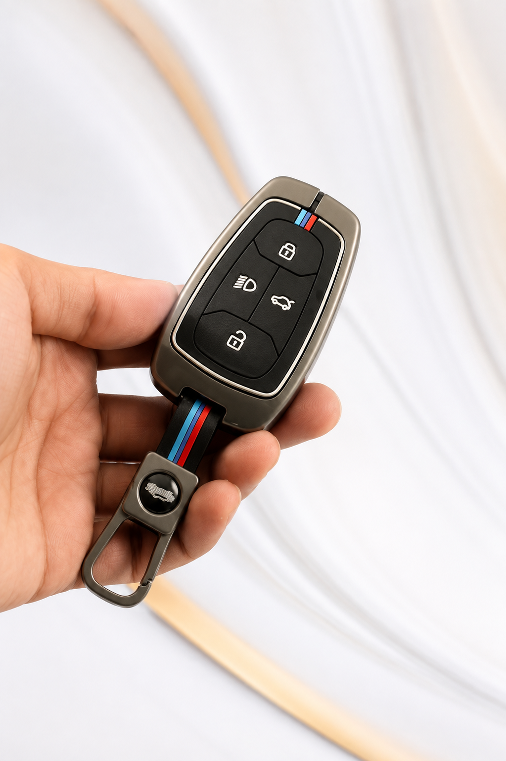 Tata 4 button Sensor/Smart |Premium keycover