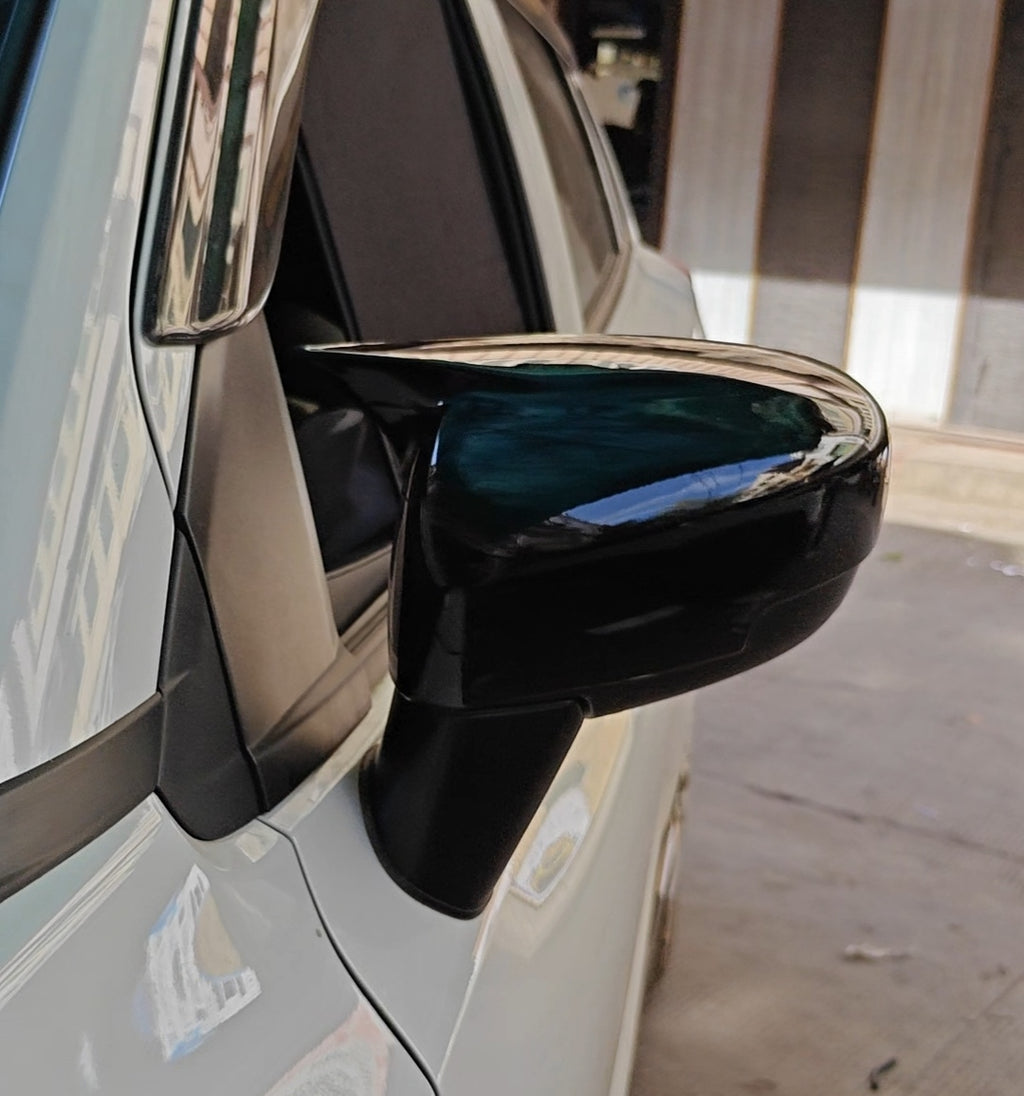 🦇 Batman Style Side Mirror Covers for Maruti Suzuki  /Gloss Black Finish (Set of 1)