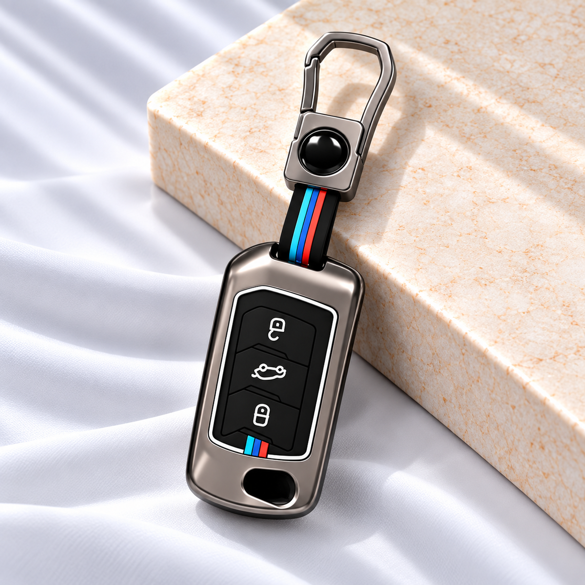Zinc Alloy Key Cover for Mahindra.