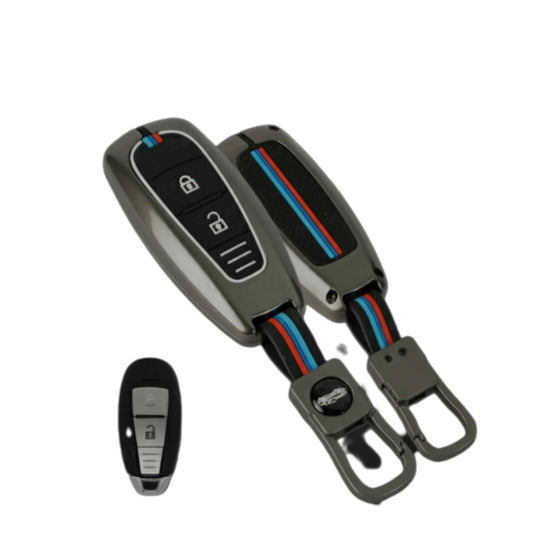 Zinc Alloy Key Cover compatible with Maruti Suzuki Ciaz,Scross,Urban Cruiser
