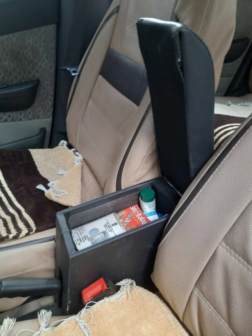 Tata Tigor/Tigor Ev Armrest Console with Storage compartment