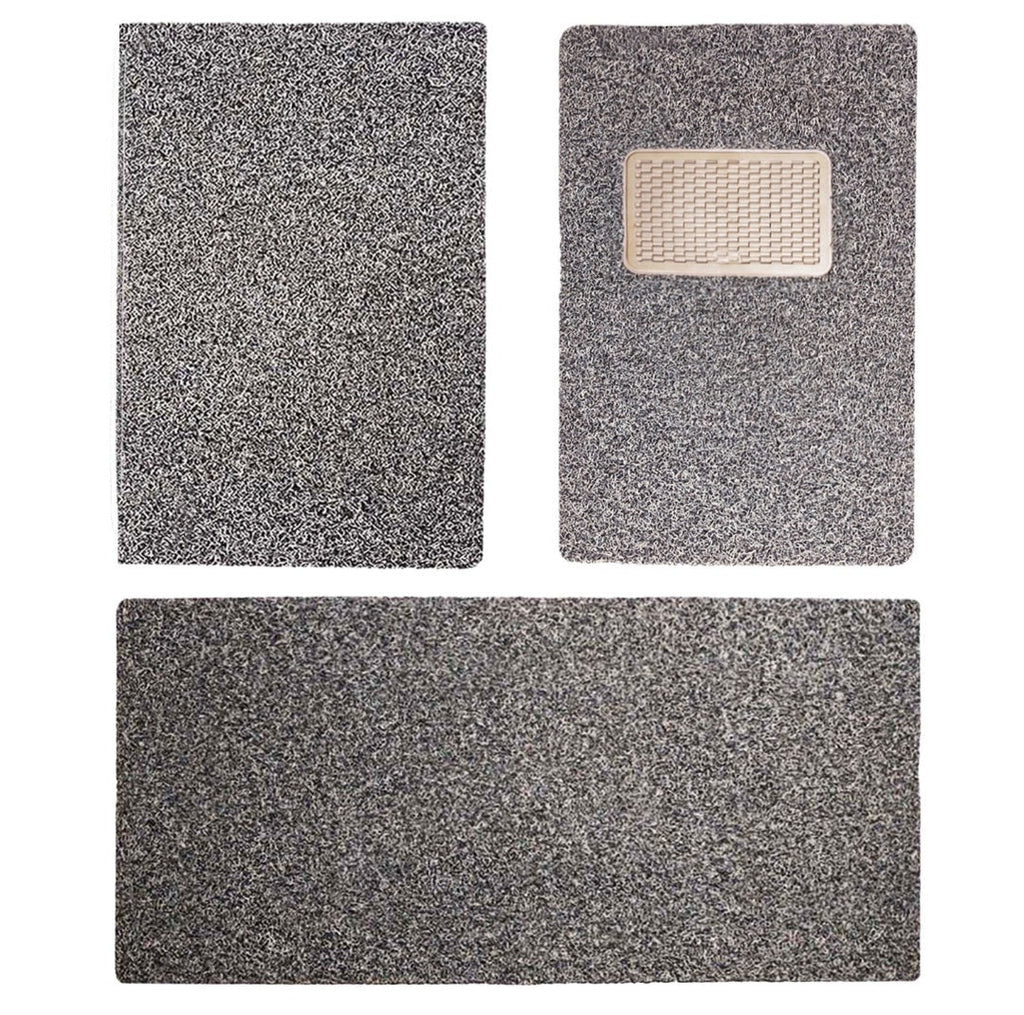 18mm Car Noodle Mat – 3 PCS Set | Heavy Duty PVC Grass Floor Mats