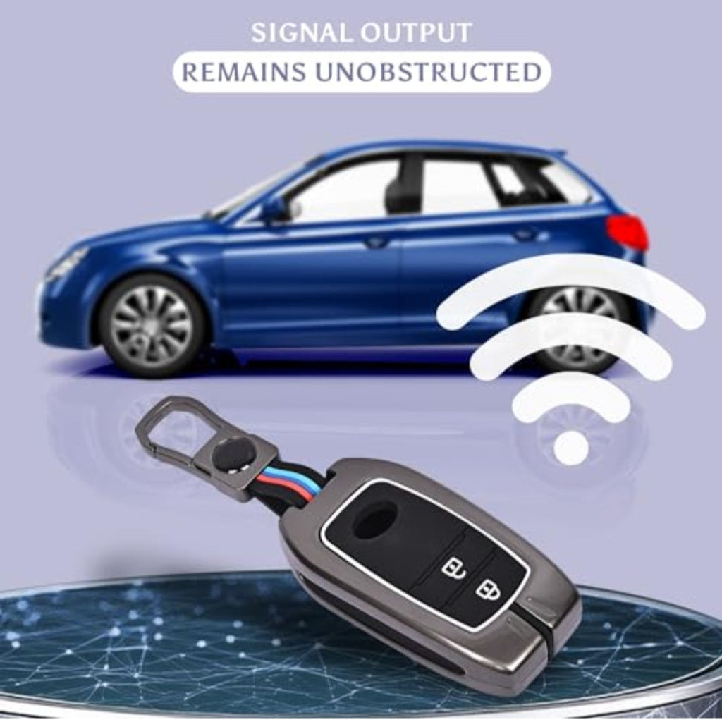 Zinc Alloy Key Cover for TOYOTA FORTUNER,CRYSTA,HILUX ,HYCROSS  2button smart key.
