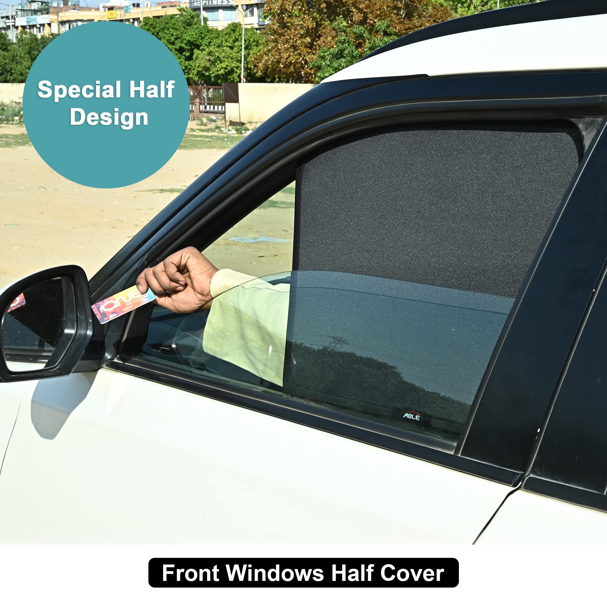 Hyundai Verna 2023-2025 |set of 4)Half Sunshades