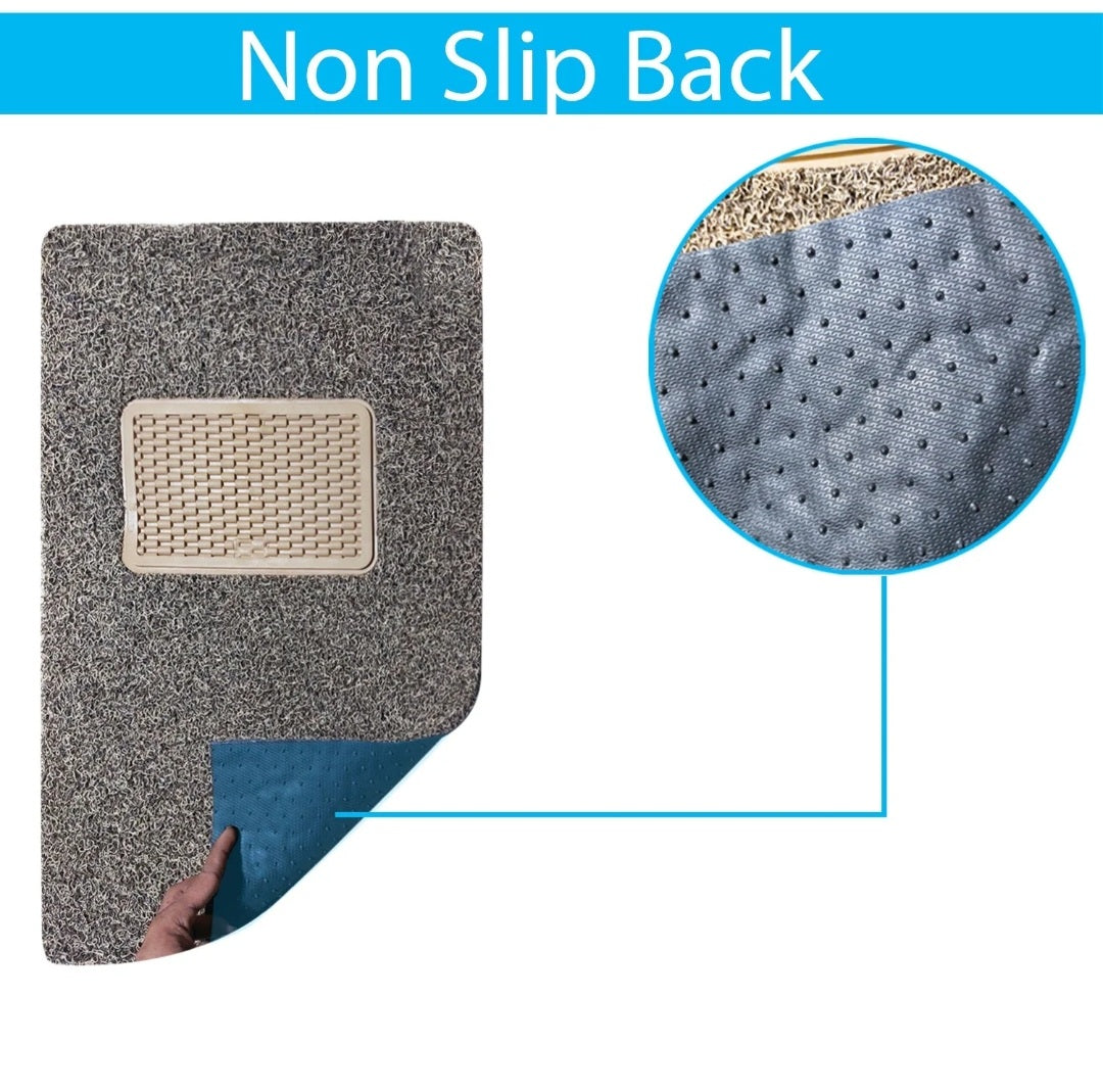 18mm Car Noodle Mat – 3 PCS Set | Heavy Duty PVC Grass Floor Mats