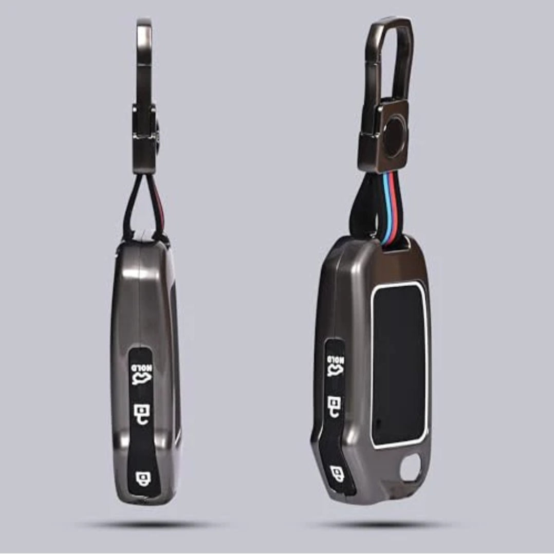 Zinc Alloy Key Cover for Kia Seltos,Sonet,Carrens,Carnival,Syros | flip key with 3 buttons