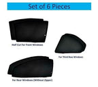 Maruti Suzuki (Ertiga 2015-2017 |set of 6)Half Sunshades