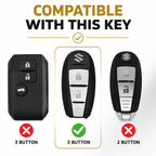 Maruti Suzuki Sensor/Smart 3 Button |Premium keycover