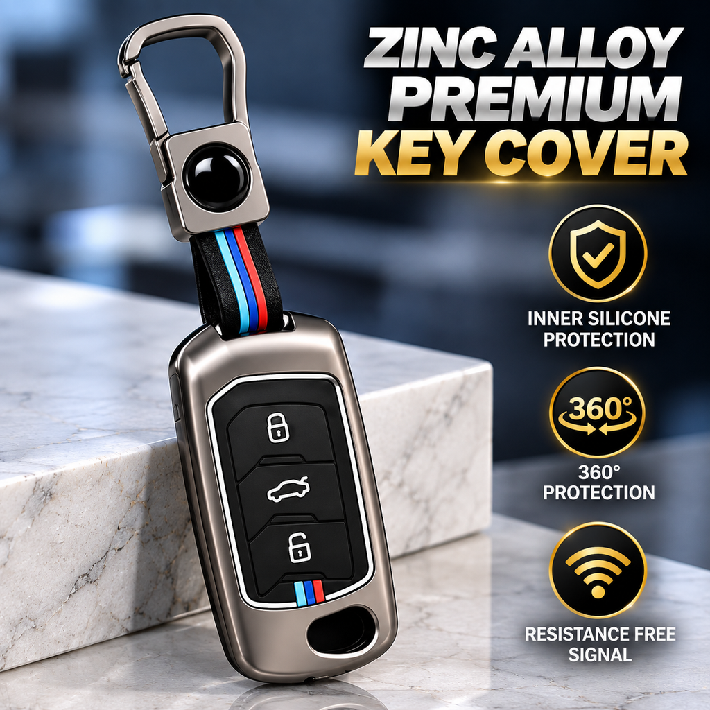 Zinc Alloy Key Cover for Mahindra.