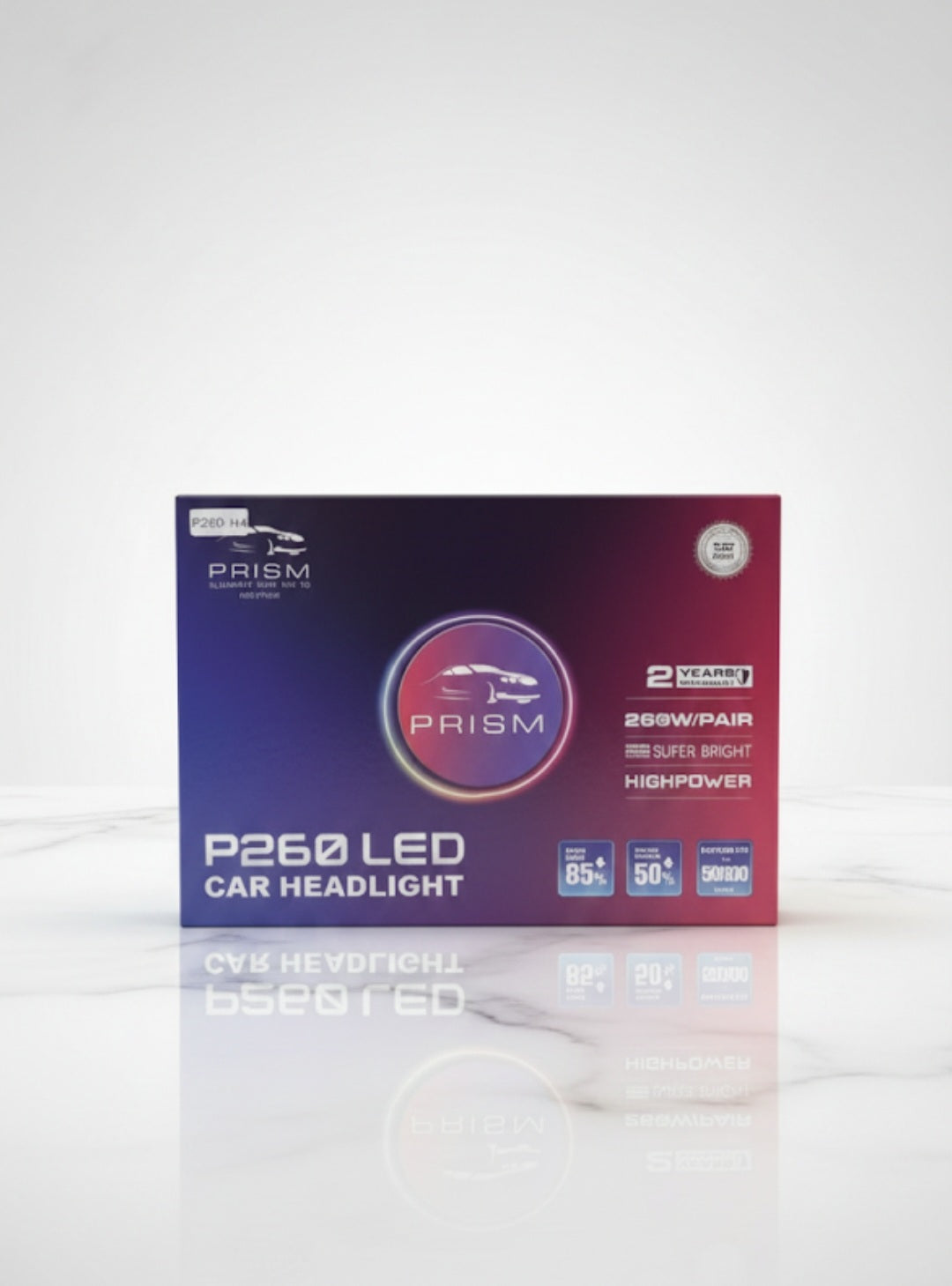 PRISM Elite Series P260 LED 220w - 2 Years Warranty, 50,000 Hour Lifespan[Bulb Type-H8]