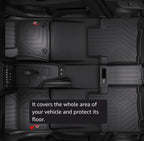 GFX Rubber Car Mat Life Long Mat Compatible For Grand Vitara/Urban Cruiser/Hyryder 2022 Onwards (Black)