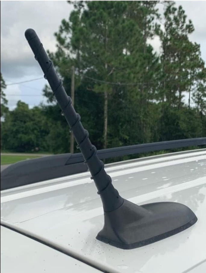 Universal Flexible Car Radio Antenna | 180° Bendable Rubber Antenna with M7 Screw | Car Wash Safe | Strong Signal Reception