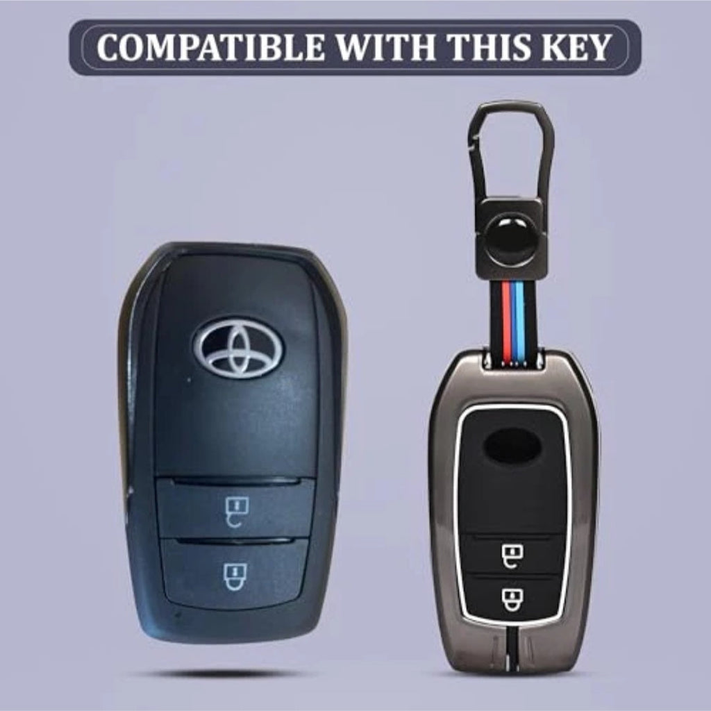 Zinc Alloy Key Cover for TOYOTA FORTUNER,CRYSTA,HILUX ,HYCROSS  2button smart key.