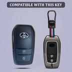Zinc Alloy Key Cover for TOYOTA FORTUNER,CRYSTA,HILUX ,HYCROSS  2button smart key.