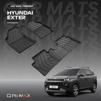 Q Po Exter (MAX) July 2023 - Present ECO TPE Car Floor Mat | Anti Slip All Weather Mats for Exter (Black)