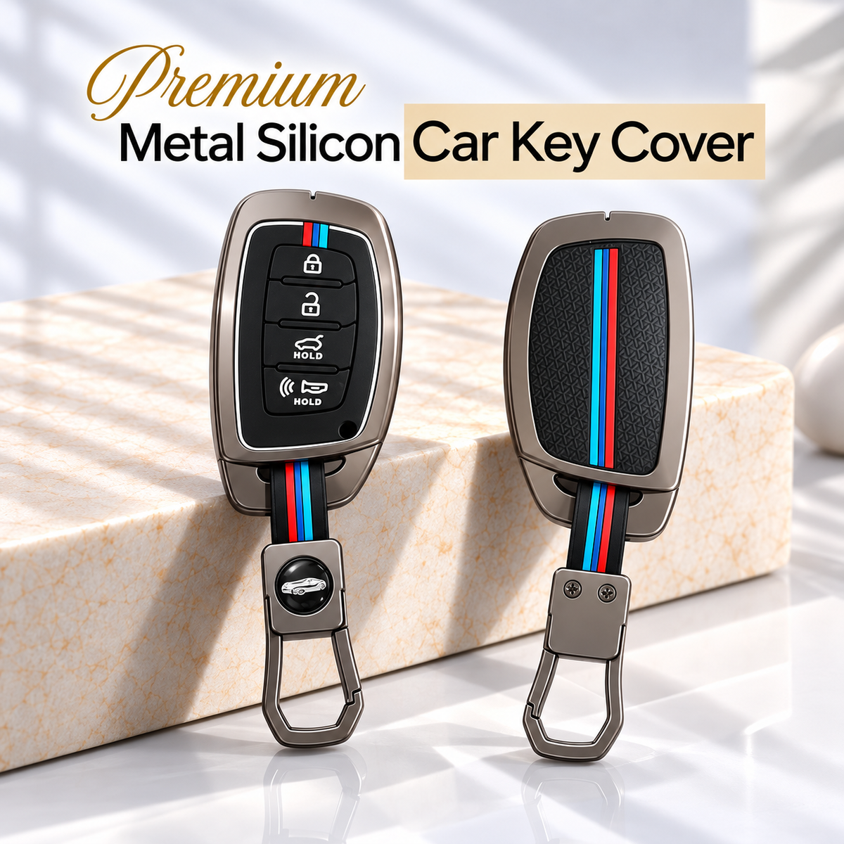 Keycover Hyundai 4 button Sensor