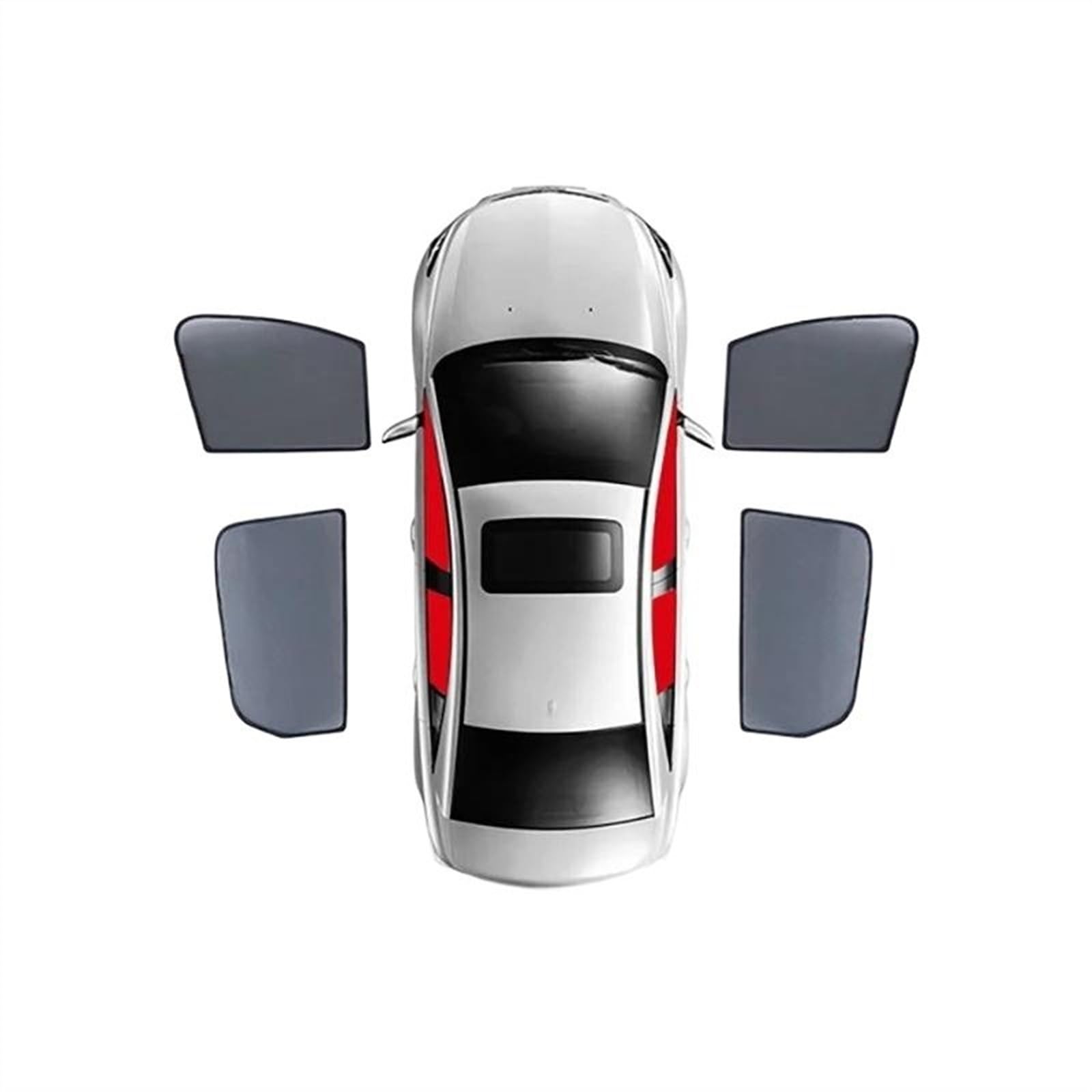 Honda Jazz(set of 4)Half Sunshades