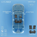 Q Po Max Creta 2015 to 2023 TPE Car Floor Mat |Anti Slip All Weather Mats for Creta (Black)