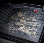 GFX Rubber Car Mat Life Long Mat Compatible For Grand Vitara/Urban Cruiser/Hyryder 2022 Onwards (Black)