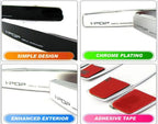 Car Door Guard Protector – Anti-Scratch & Dent Protection with Premium Chrome Finish (Set of 4) [WHITE]