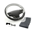SOFT X Premium Steering Wheel cover (Black+Grey)