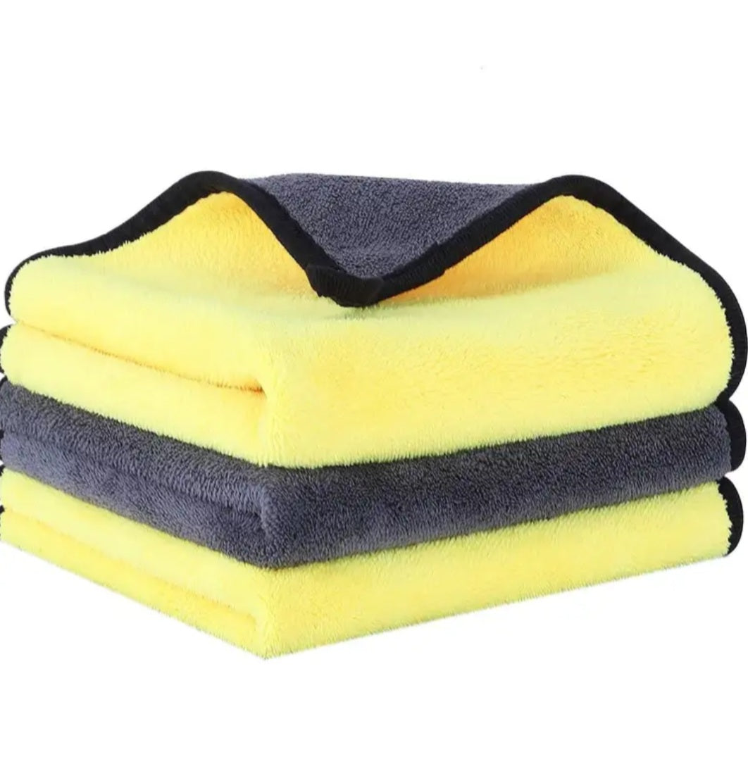 NineX Premium 350 GSM Microfiber Cleaning Cloth[40×40cm] – Lint-Free & Paint Safe [set of 2 piece]