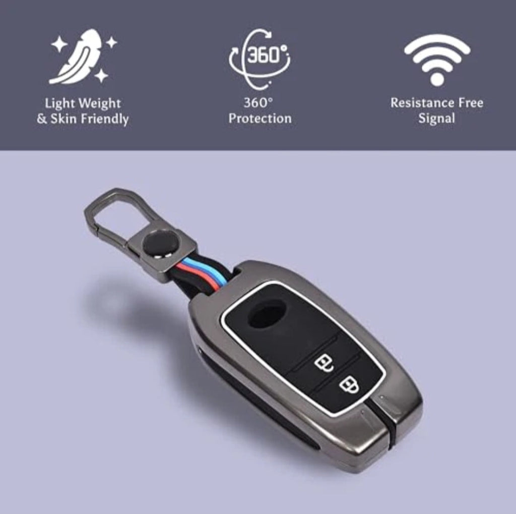 Zinc Alloy Key Cover for TOYOTA FORTUNER,CRYSTA,HILUX ,HYCROSS  2button smart key.
